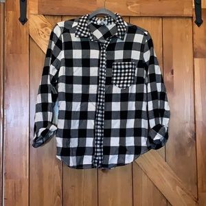 Plaid button down